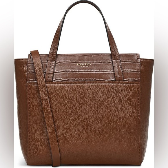 RADLEY LONDON Small Downtown Croc Embossed Tote Bag - Picture 1 of 11